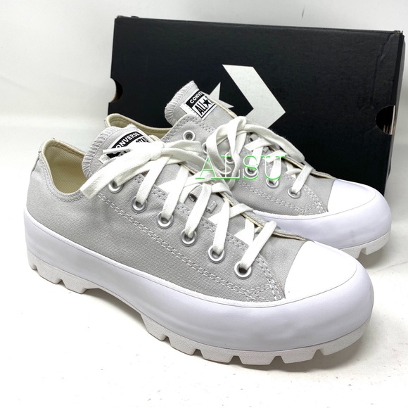 Converse Ctas Lugged Grey Wmns Platform Sneakers - Picture 6 of 9
